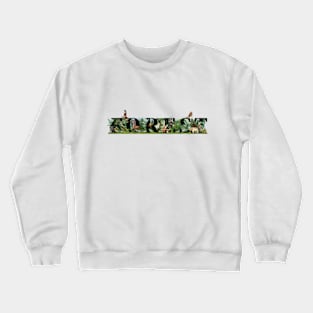 Forest And Some Wild Animals Crewneck Sweatshirt